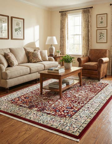 5' 3 x 8' Nain Design Rug