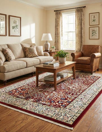 5' 3 x 8' Nain Design Rug