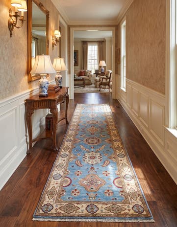 2' 9 x 10' 2 Hand Knotted Ziegler Runner Rug