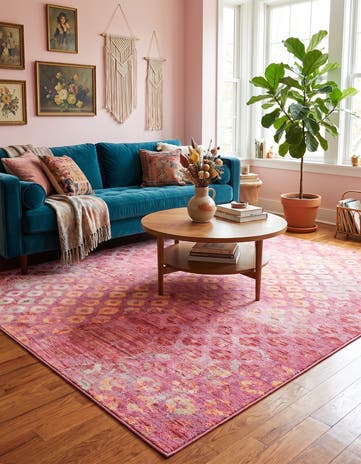 Pink Andromeda Rug