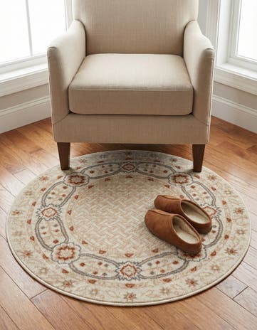 3' x 3' Charlotte Round Rug