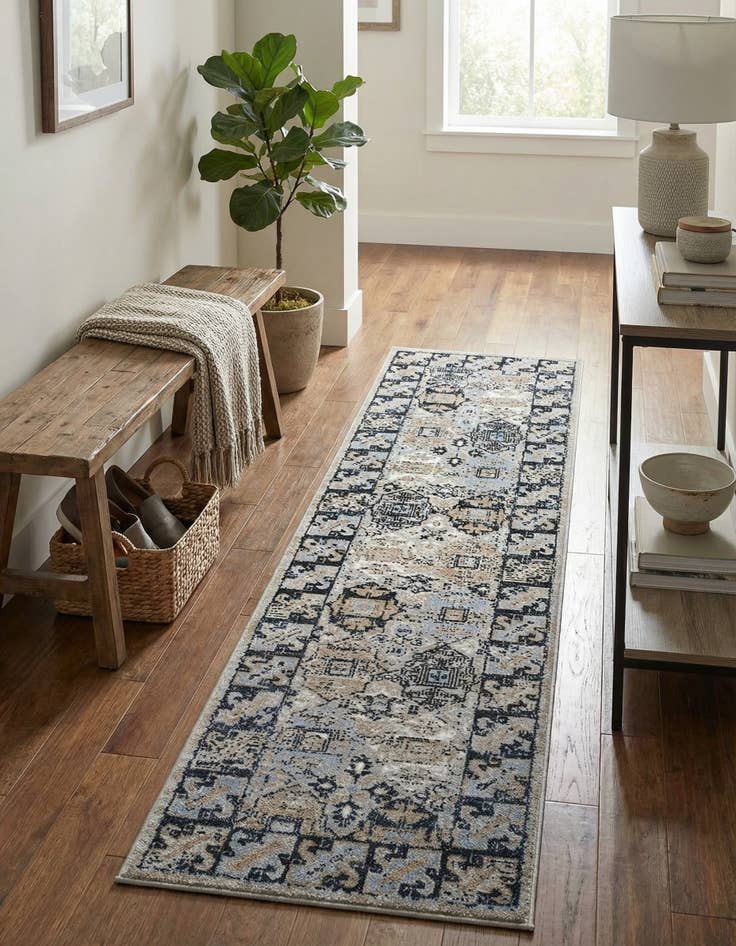 Detail image of 2' x 8' Kamala Washable Runner Rug