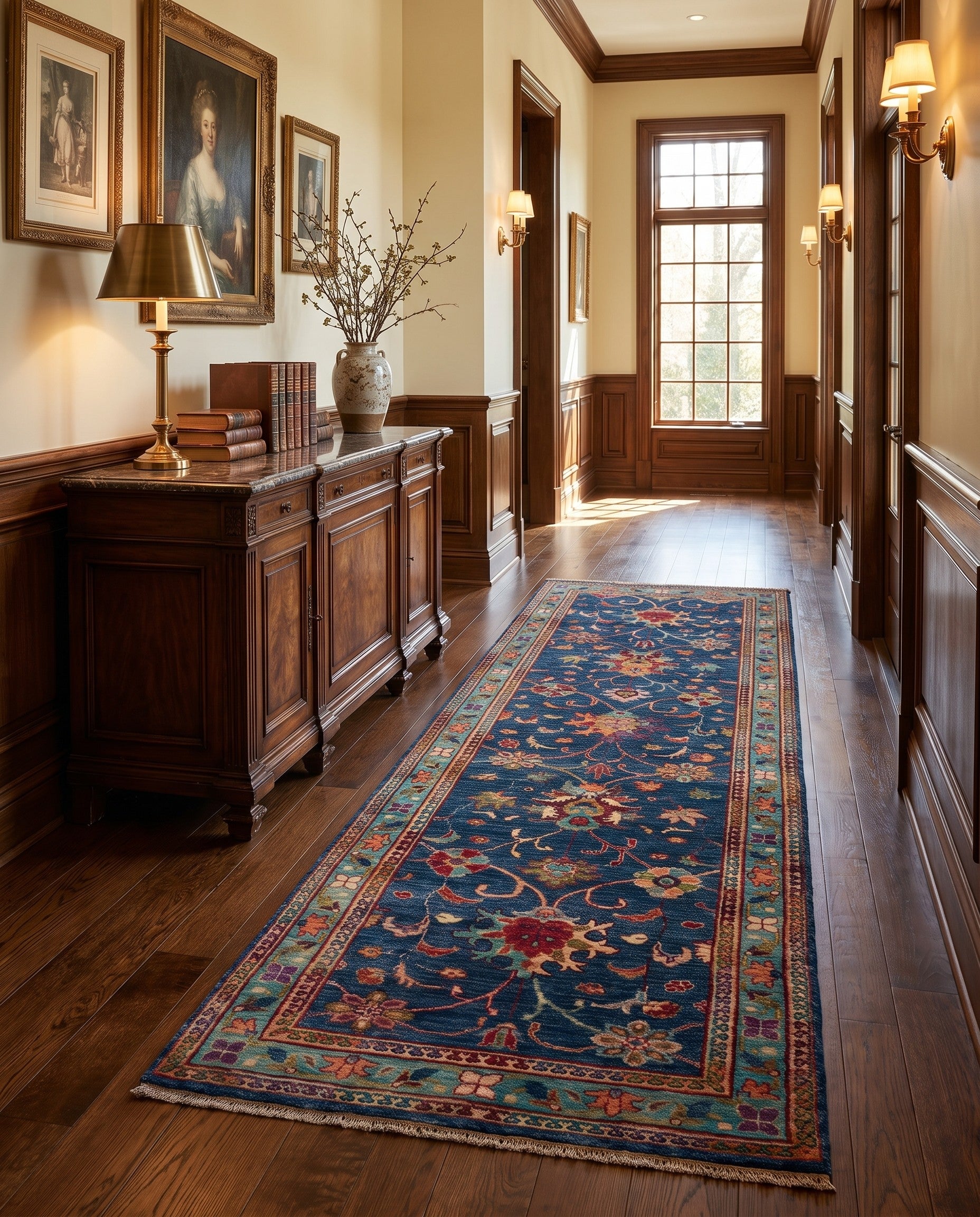 2' 10 x 8' 11 Hand Knotted Ariana Ziegler Runner Rug