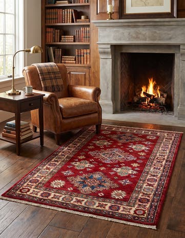 3' 1 x 5' 1 Hand Knotted Kazak Rug