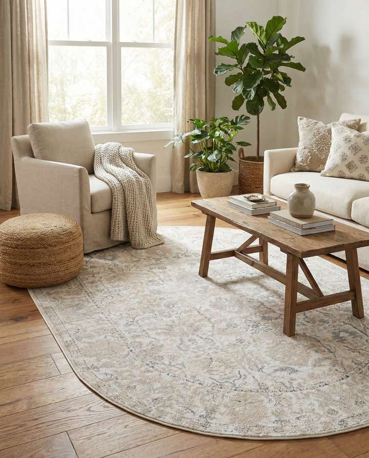6' 1 x 9' Oregon Oval Rug