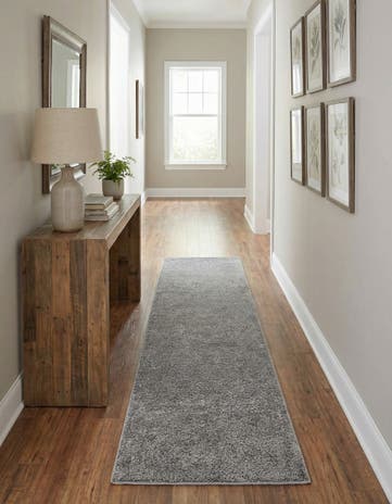 2' 2 x 8' Solid Frieze Runner Rug