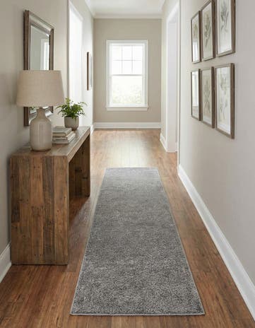 2' 2 x 8' Solid Frieze Runner Rug