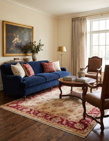5' x 6' 10 Hand Knotted Ziegler Rug