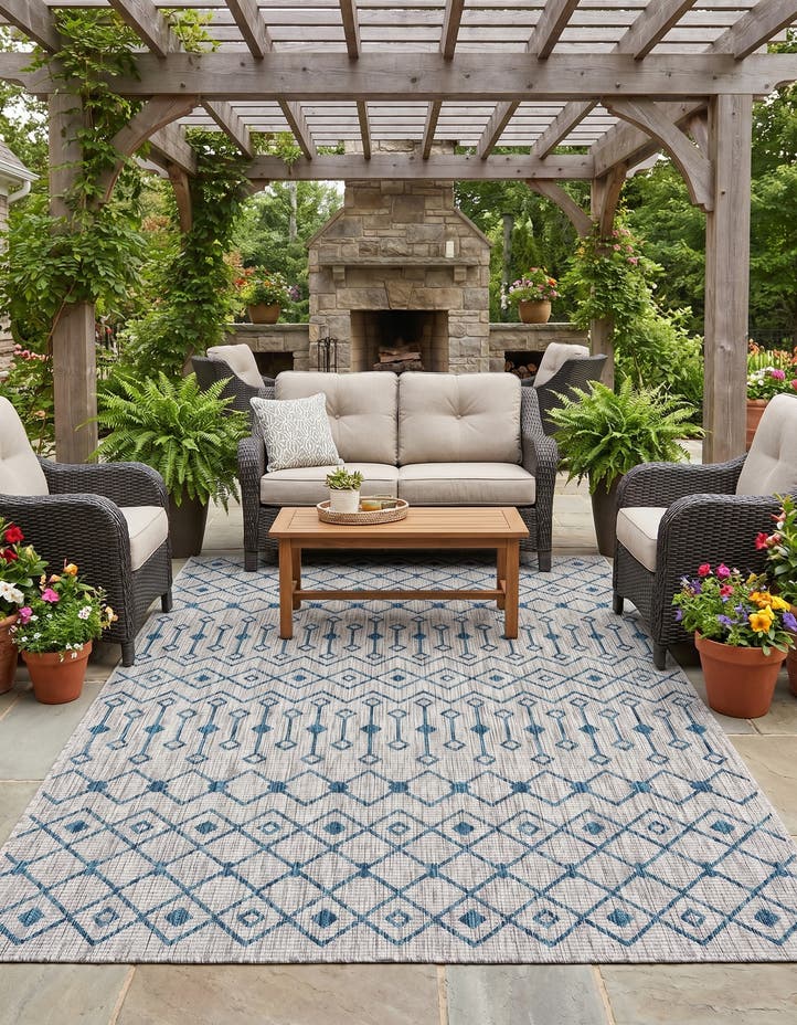 5' x 8' Easy-Clean Lattice Indoor / Outdoo...