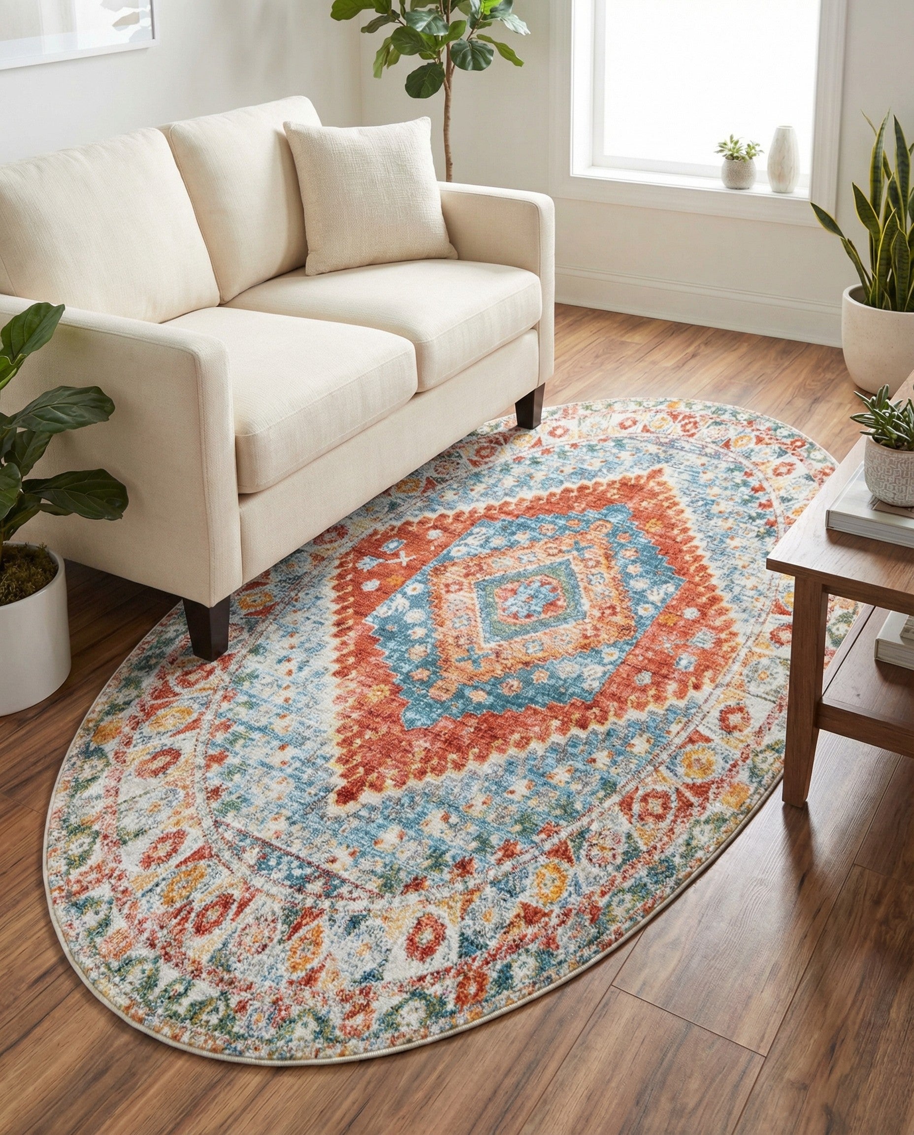 5' 5 x 8' Paragon Oval Rug