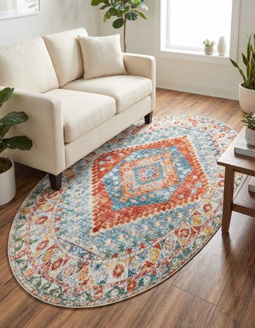 5' 5 x 8' Paragon Oval Rug