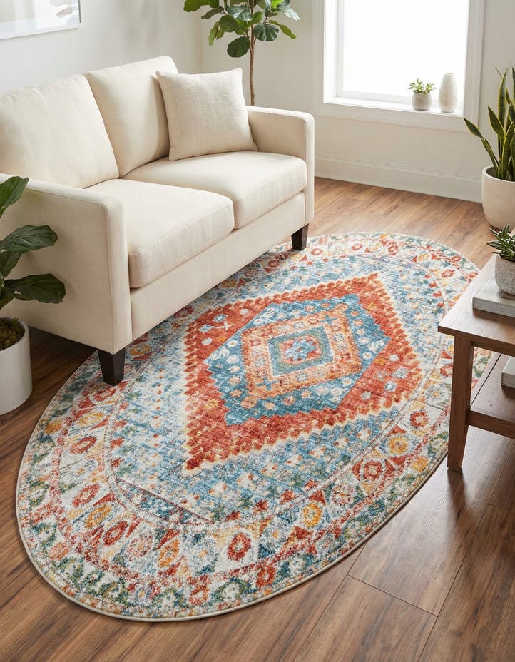 5' 5 x 8' Paragon Oval Rug