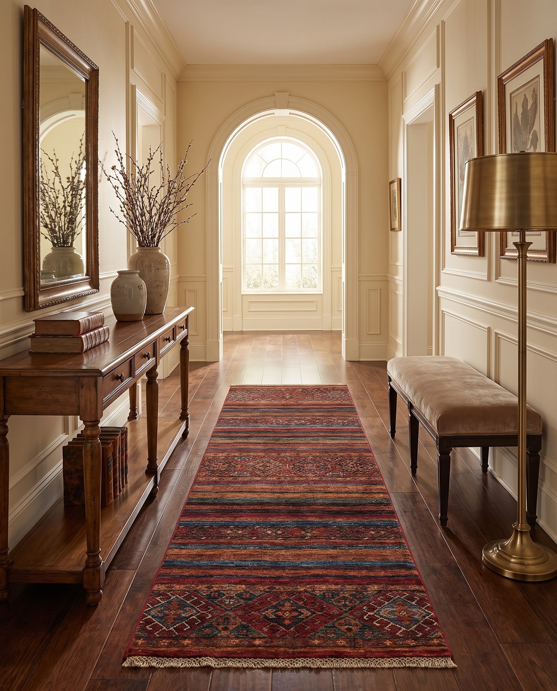 2' 1 x 6' 1 Hand Knotted Kazak Runner Rug