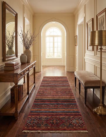 2' 1 x 6' 1 Hand Knotted Kazak Runner Rug