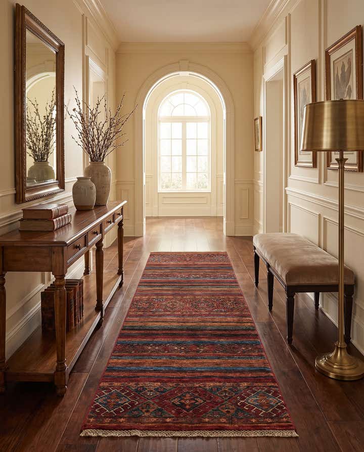 2' 1 x 6' 1 Hand Knotted Kazak Runner Rug