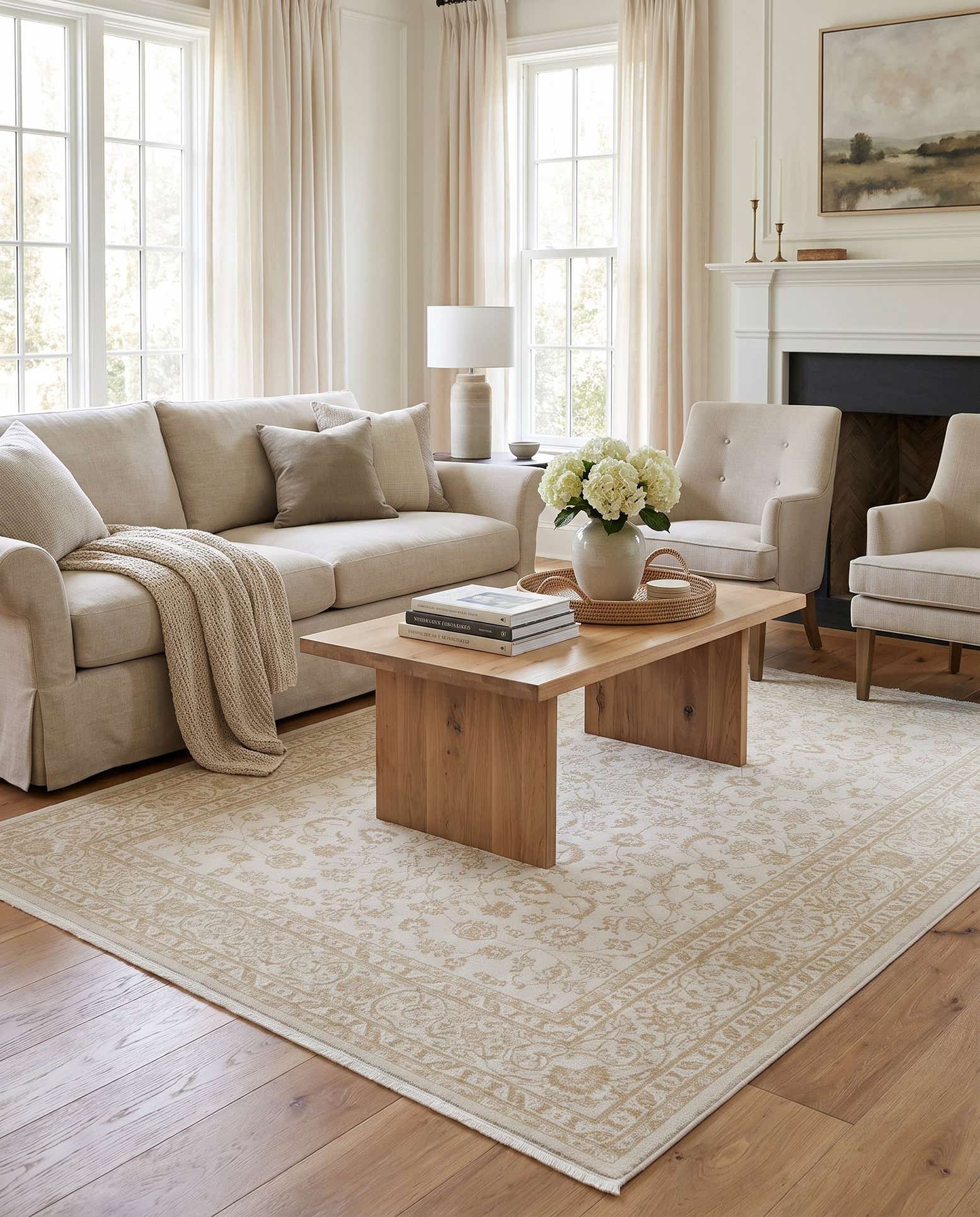5' 3 x 8' Nain Design Rug