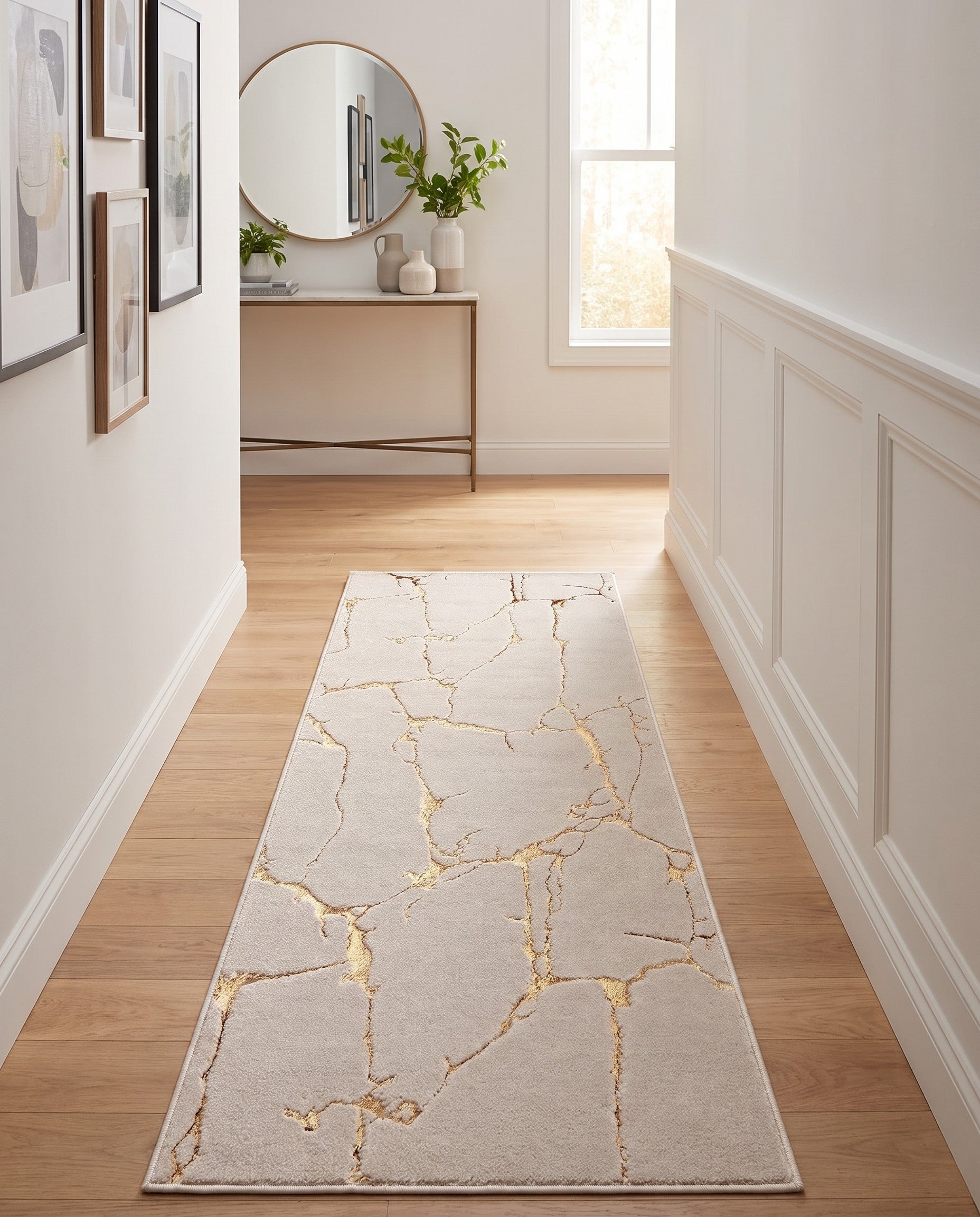 60cm x 155cm Vogue Geo Runner Rug