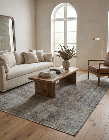 4' 11 x 7' 5 Vintage Royal Wool Rug