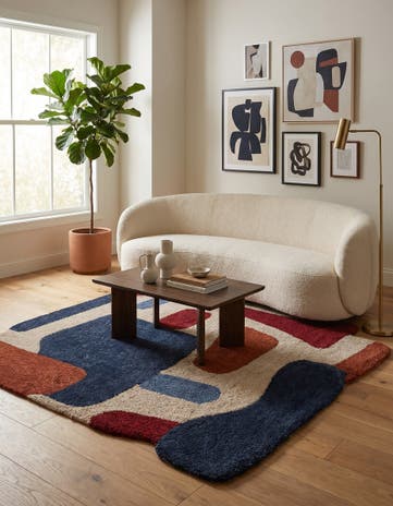 Handtufted Wool Square Rug