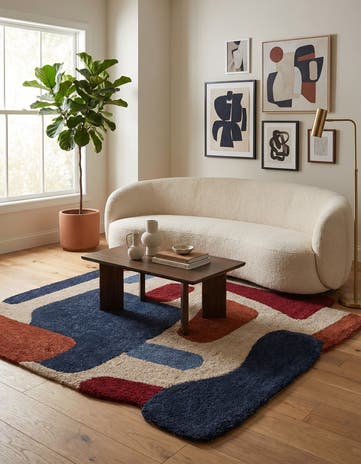 Handtufted Wool Square Rug
