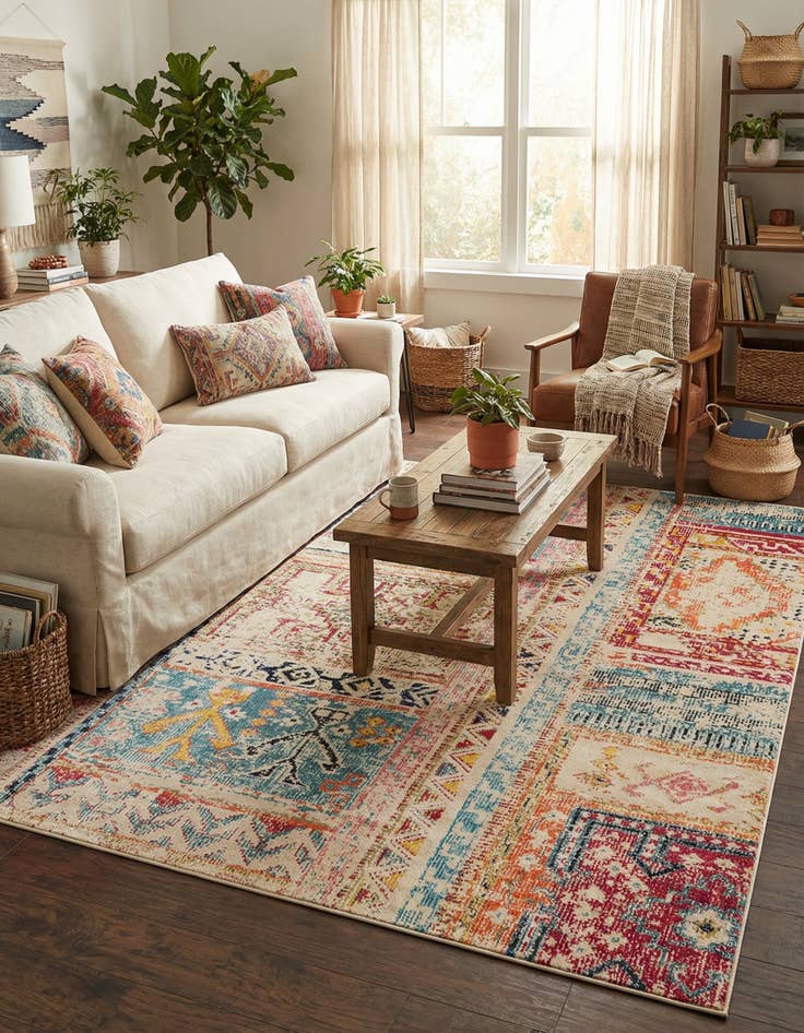 Detail image of 8' x 10' Washable El Paso Rug