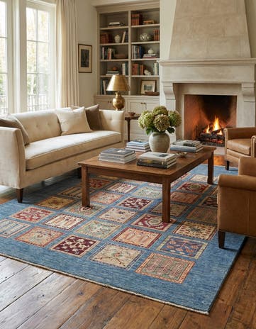 5' 2 x 6' 10 Hand Knotted Ariana Ziegler Rug