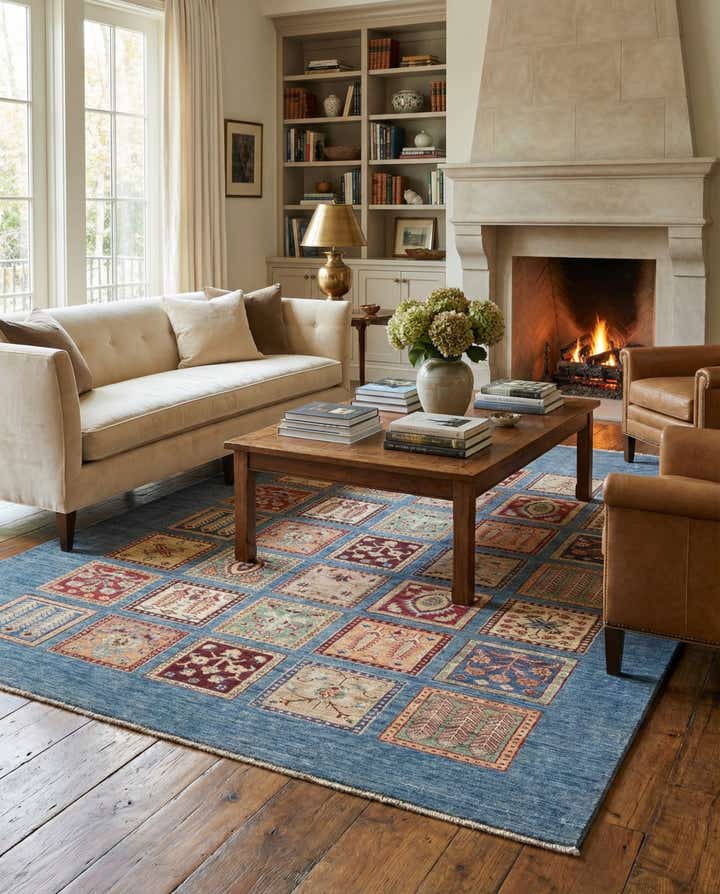 5' 2 x 6' 10 Hand Knotted Ariana Ziegler Rug
