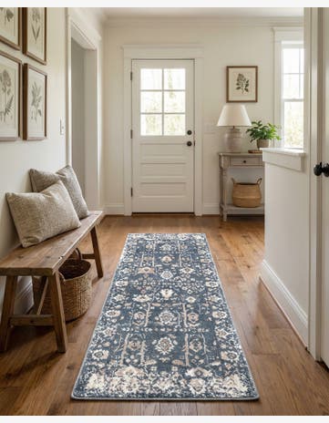 Blue Oregon Runner Rug