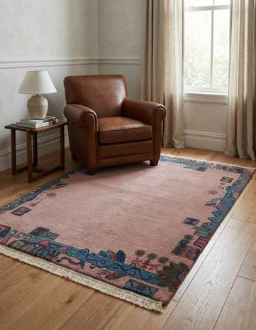 4' 1 x 5' 9 Hand Knotted Tibet Wool Rug
