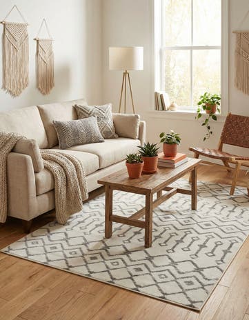 4' x 6' Kasbah Trellis Rug