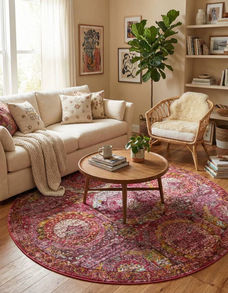 Detail image of 6' x 6' Havana Round Rug