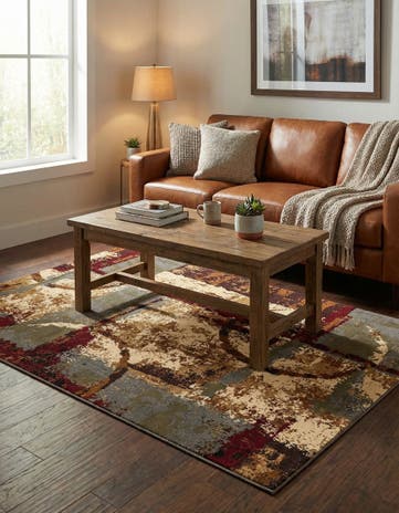 5' 3 x 8' Coffee Shop Rug