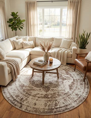 7' 10 x 7' 10 Monte Carlo Round Rug