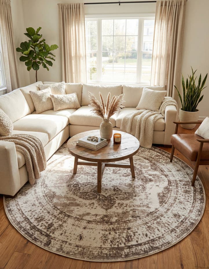 7' 10 x 7' 10 Monte Carlo Round Rug