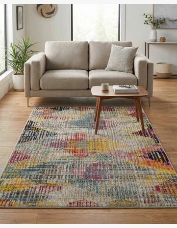Washable Spectrum Rug