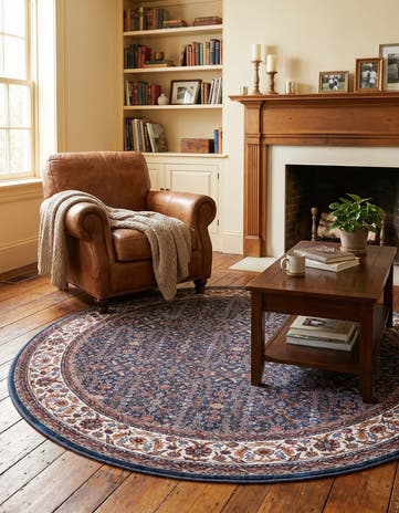 7' 10 x 7' 10 Yara Round Rug