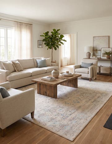 Dark Gray Victoria Rug