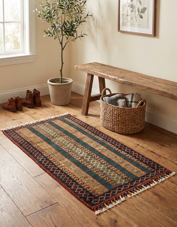 1' 8 x 3' 4 Hand Knotted Ariana Ziegler Rug