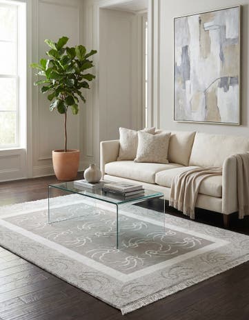 3' 10 x 5' 11 Hand Knotted Darya Wool Rug