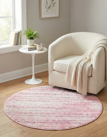 Jill Zarin 3' x 3' Uptown Madison Avenue Round Rug