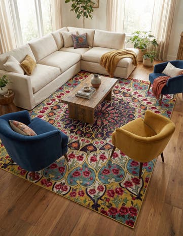 10' 6 x 16' 5 Washable Carnevale Rug