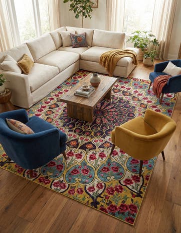 10' 6 x 16' 5 Washable Carnevale Rug