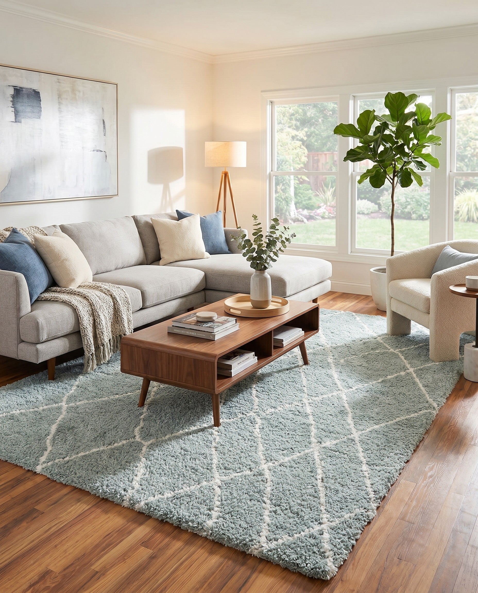 7' 10 x 11' Soft Touch Shag Rug