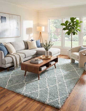 7' 10 x 11' Soft Touch Shag Rug