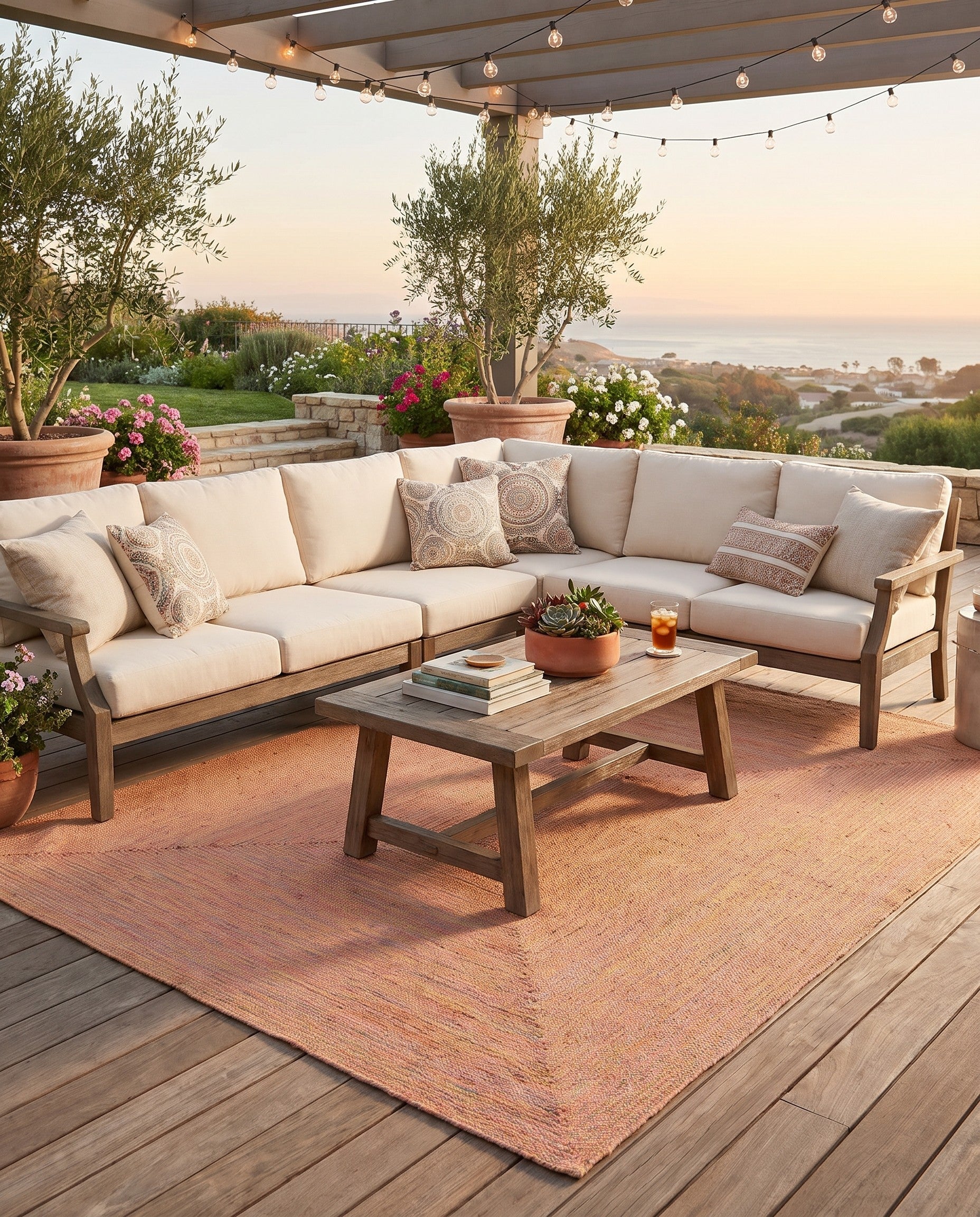 240cm x 305cm Hand Braided Eco Verse Washable Indoor / Outdoor Rug