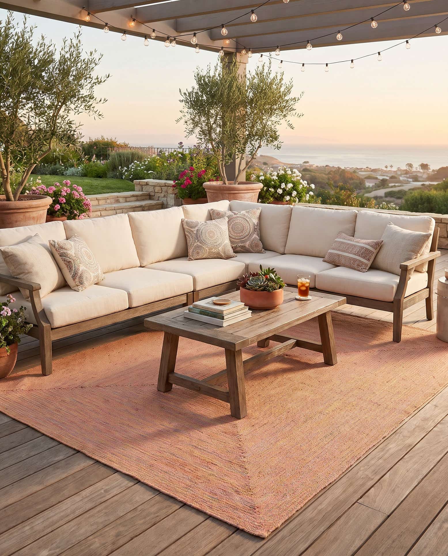 240cm x 305cm Hand Braided Eco Verse Washable Indoor / Outdoor Rug