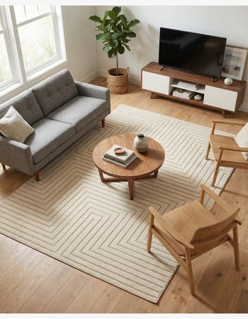 Ivory Contour Rug
