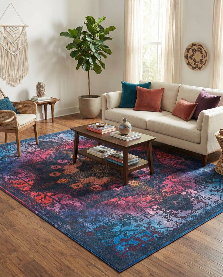 Detail image of 9' 2 x 12' Washable Renaissance Rug