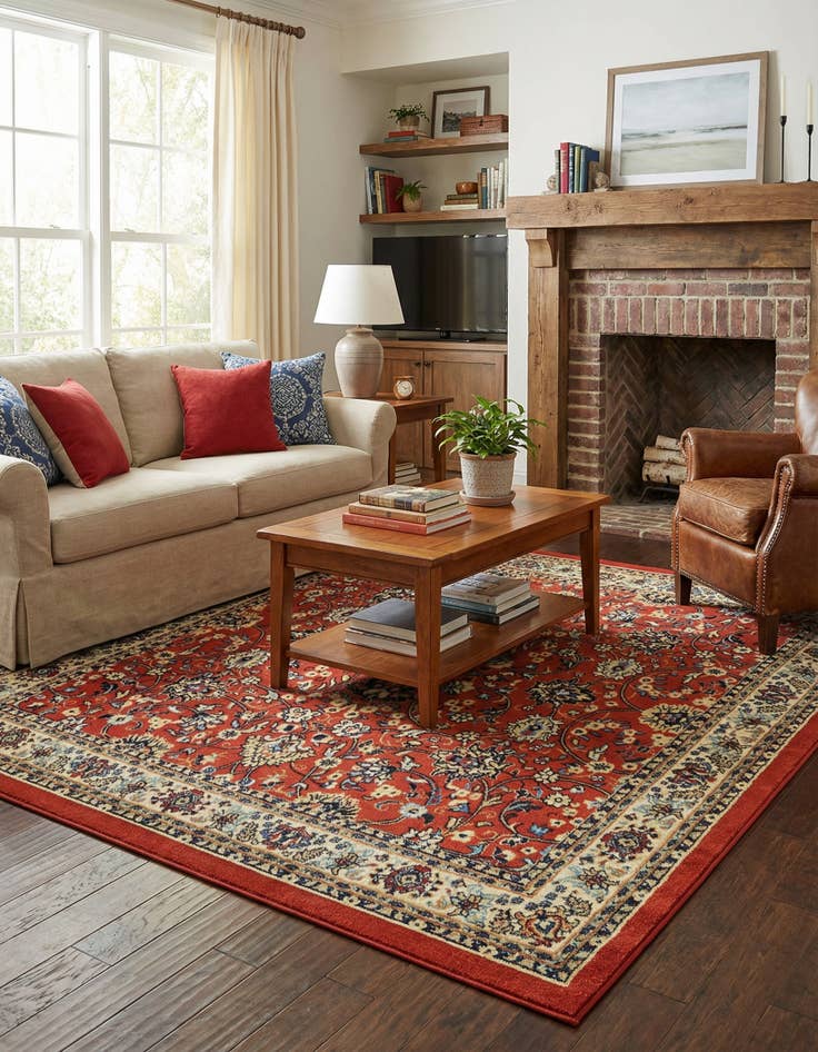 Detail image of 7' 10 x 7' 10 Yasmin Square Rug