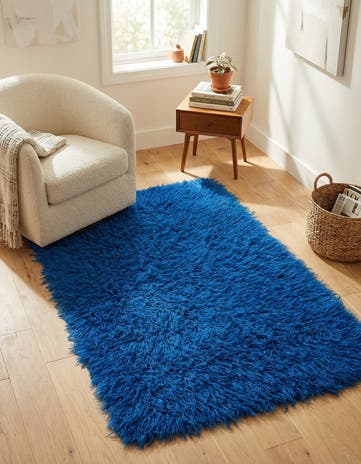 2' 9 x 5' 4 Hand Knotted Moroccan Wool Rug